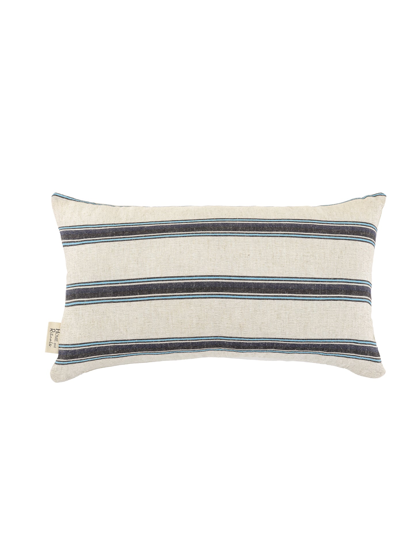 Ochre Hand Loomed Cotton Linen Pillow Cover
