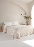 Diamond Cotton Muslin Blanket / Bedspread