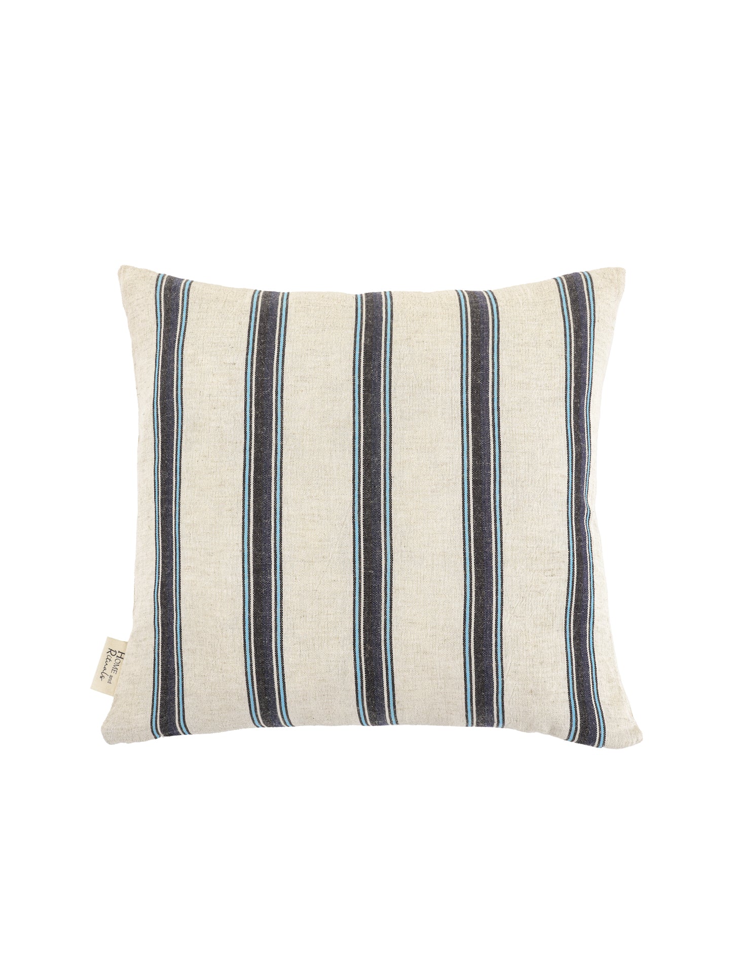 Ochre Hand Loomed Cotton Linen Pillow Cover