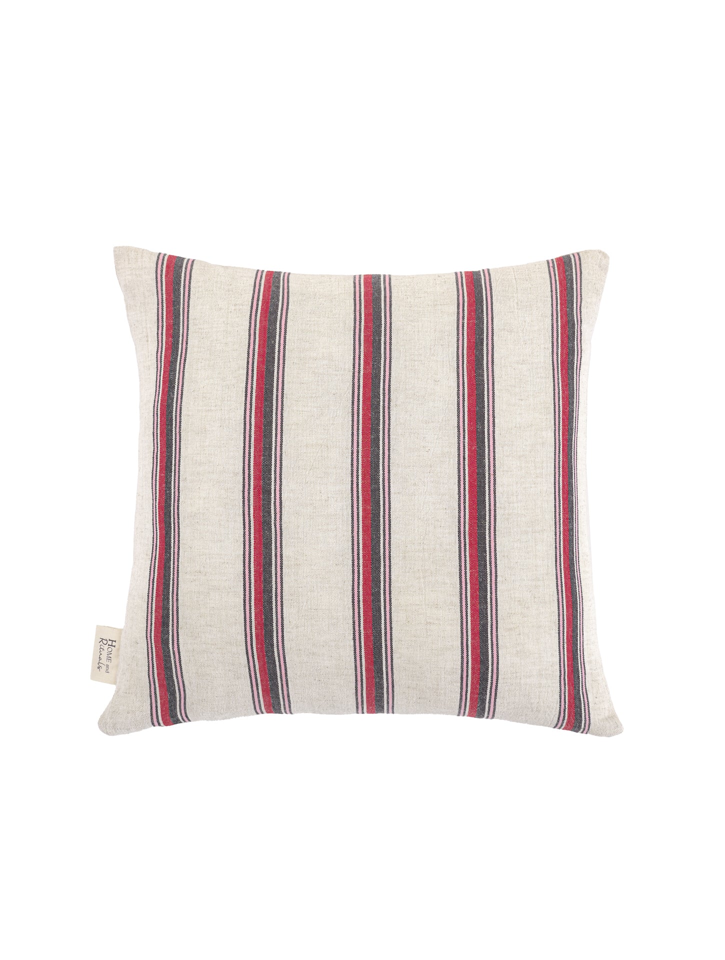 Ochre Hand Loomed Cotton Linen Pillow Cover