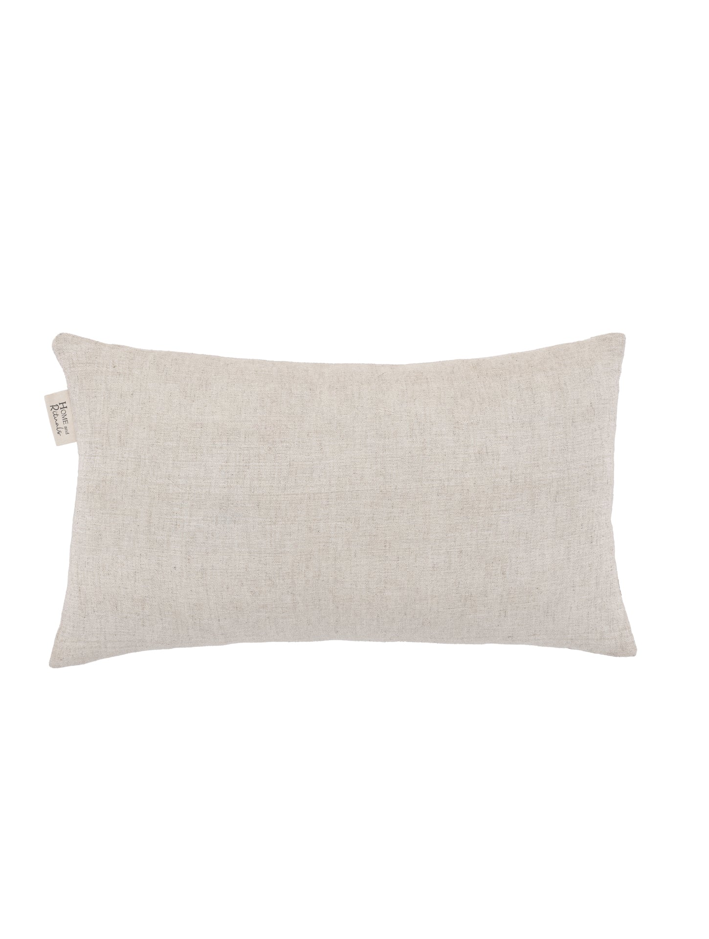 Ochre Hand Loomed Cotton Linen Pillow Cover