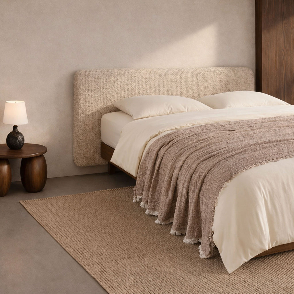 Mocha Reversible Muslin Throw & Bedspread